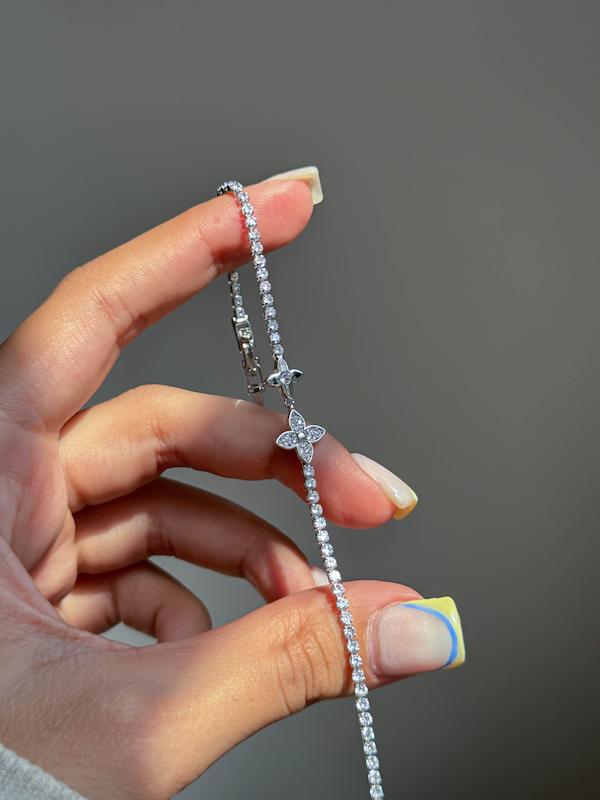 دستبند تنیسی گل