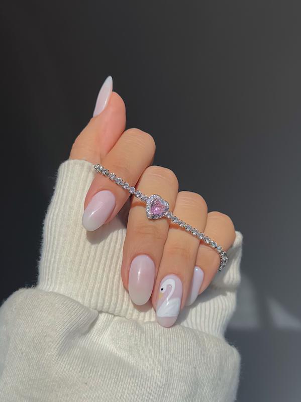 دستبند قلب صورتی