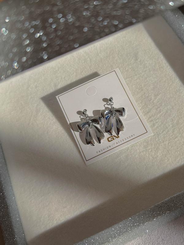 گوشواره پاپیون سیلور