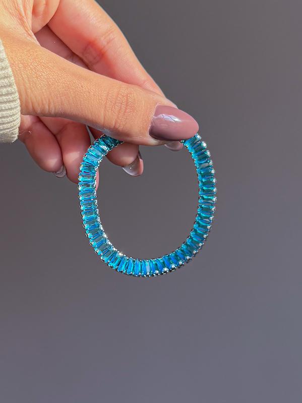 دستبند تنیسی آبی