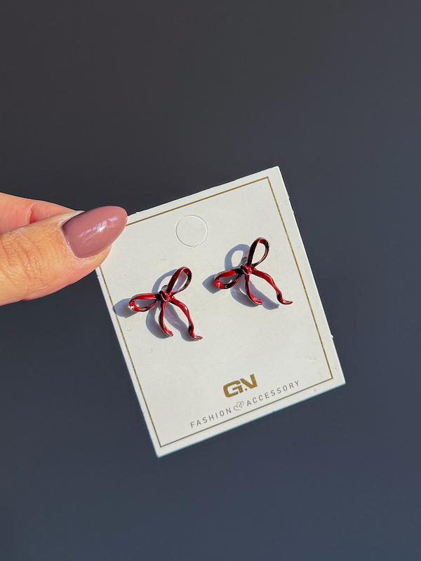 گوشواره پاپیون چری