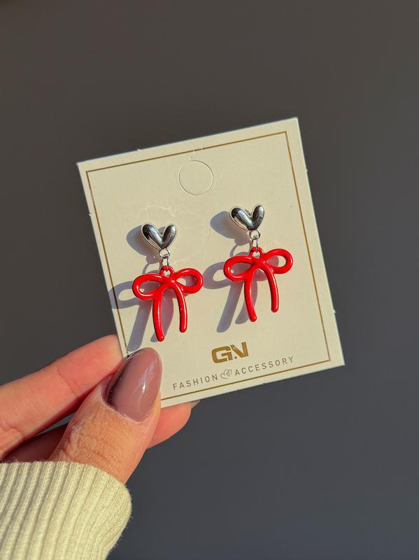 گوشواره پاپیون چری