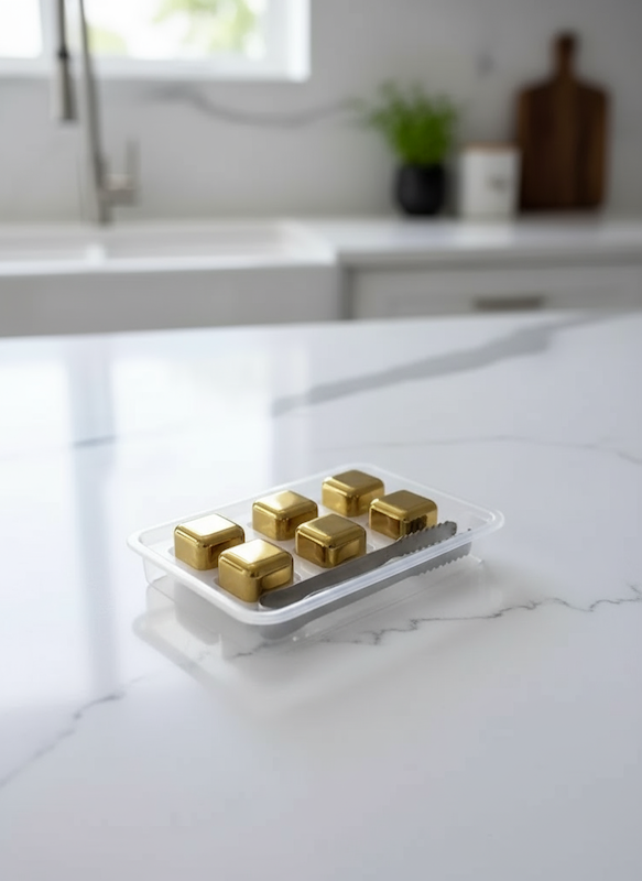 126002 قالب یخ طلایی 