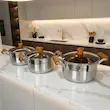 103015	قابلمه استيل 10 تکه HESFA