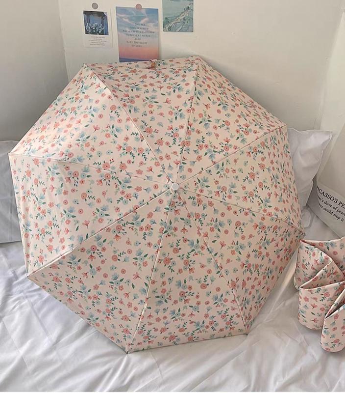 چتر گل صورتی