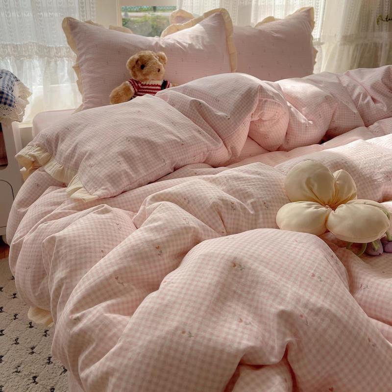 روتختی صورتی چهارخونه