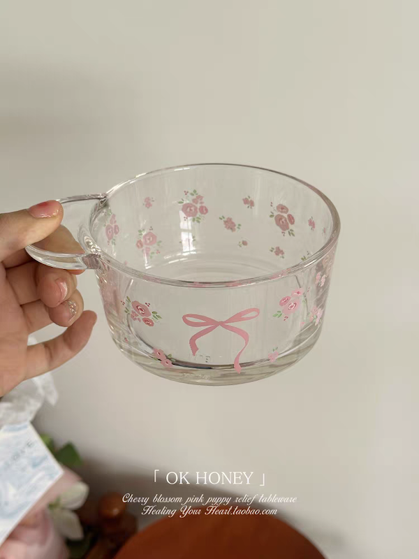 ظرف سرو پاپیونی گلدار
