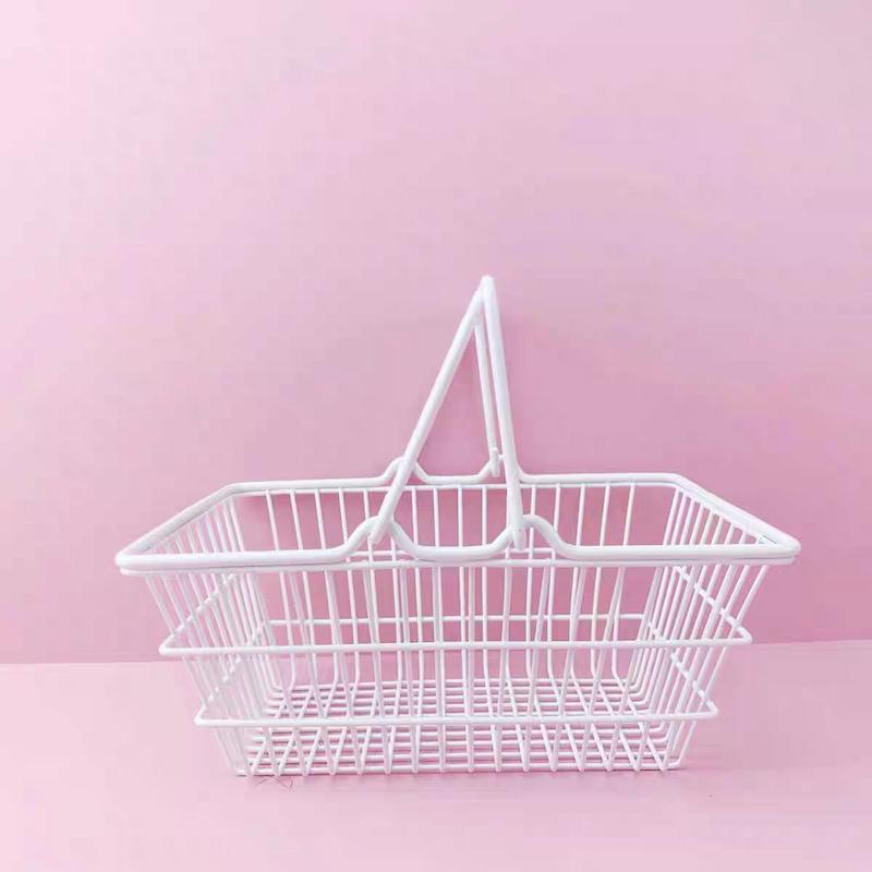 سبد دسته دار سفید