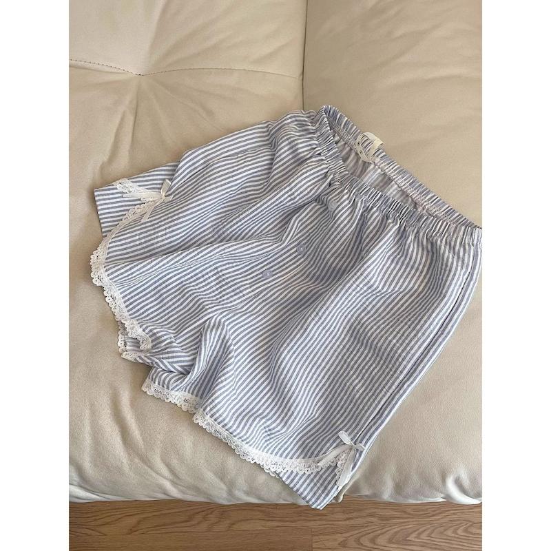 شلوارک پاپیونی آبی