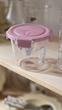 ظرف دربدار صورتی