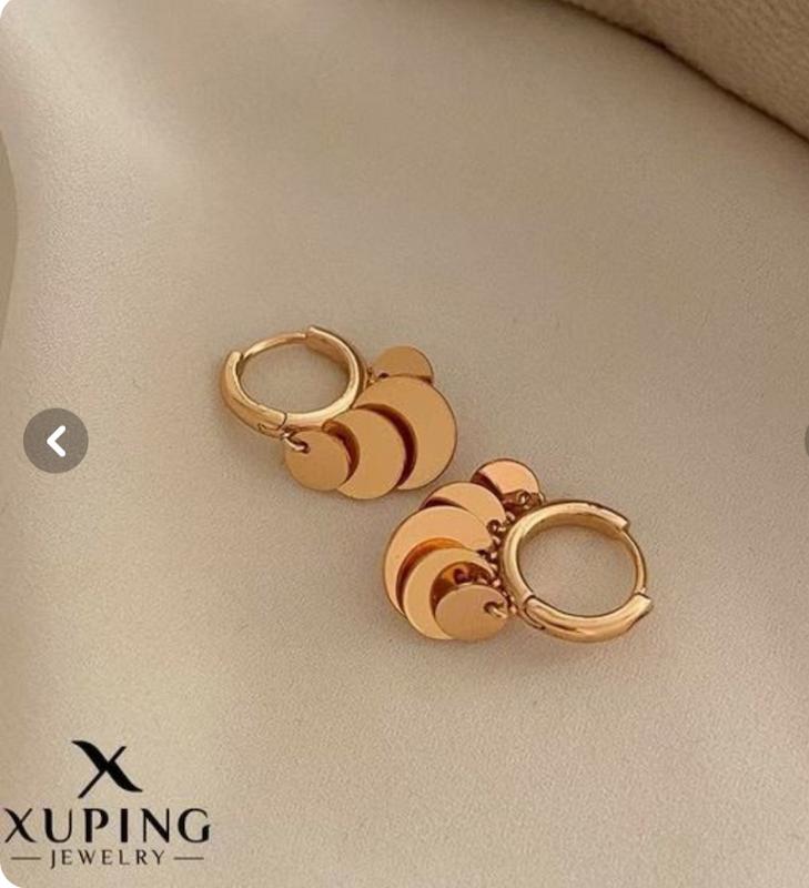 گوشواره زنانه ژوپینگ طرح طلا