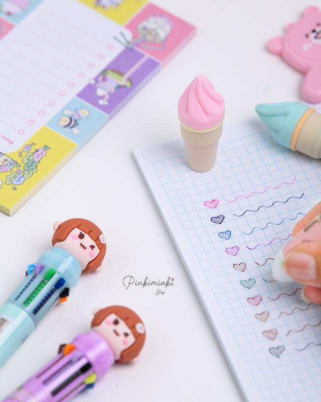 خودکار 10 رنگ دختر
