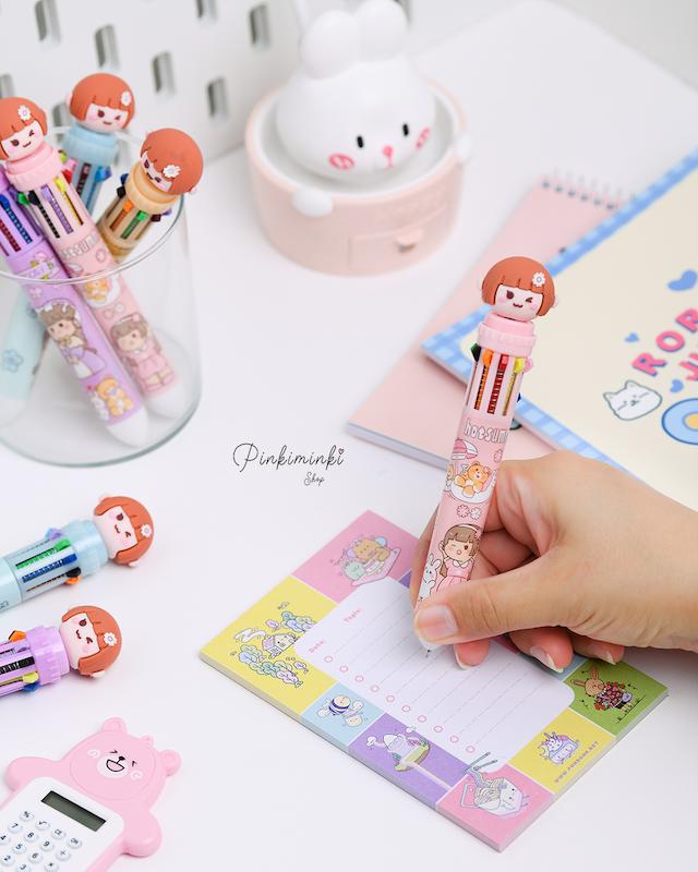 خودکار 10 رنگ دختر