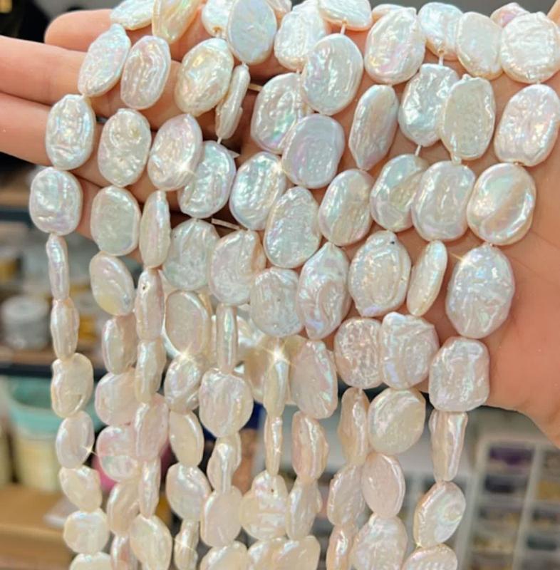 مروارید اصل باروک بیضی