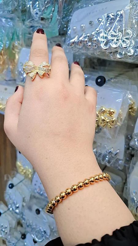 دستبند گوی استیل