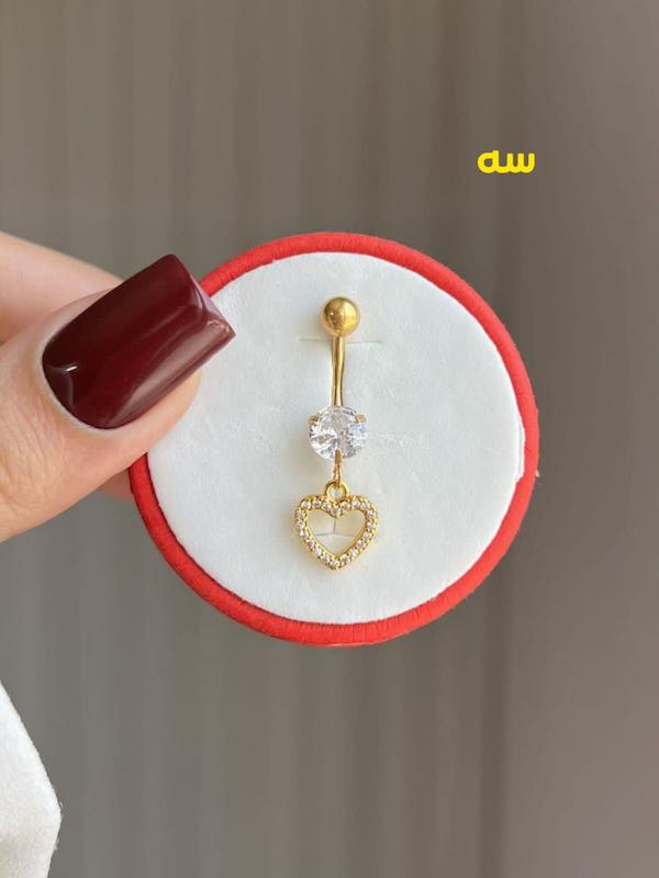 پرسینگ های ناف اصلی آویزی و پرنگین 