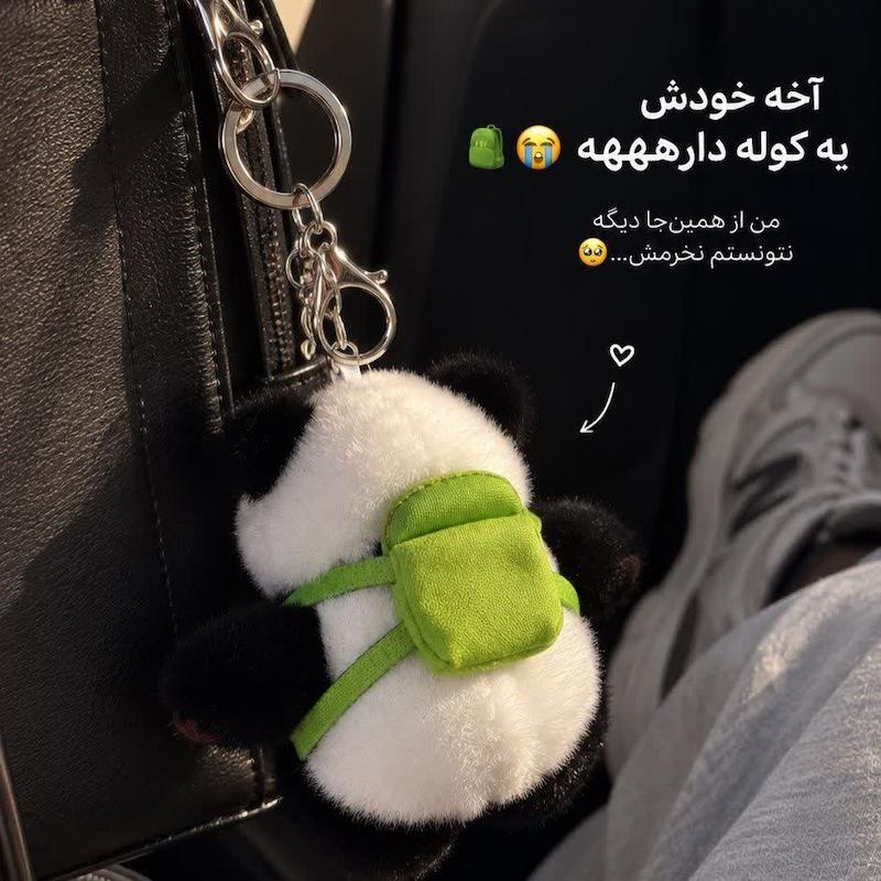 چارم بگ پاندا کوله پشتی دار