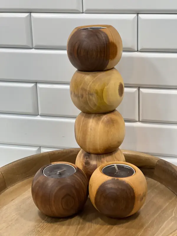 جا شمعی توپی 