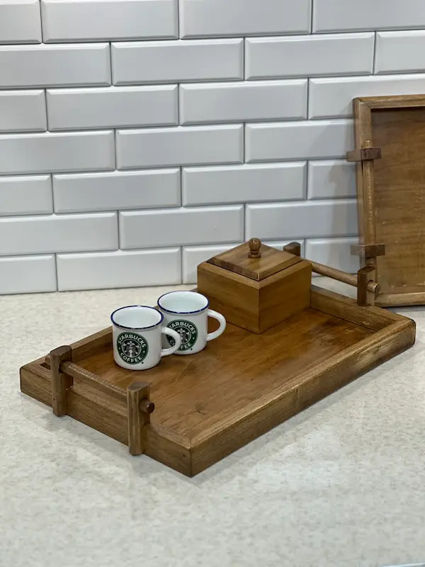 سینی دسته بامبو