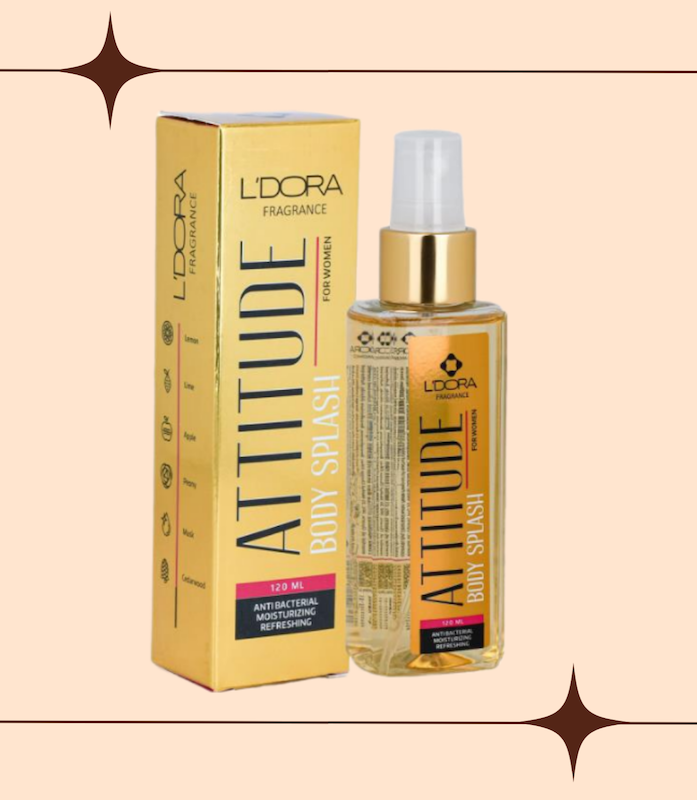 اسپری خوشبوکننده بدن زنانه مدل Attitude لدورا فرگرنس 120 میلی لیتر