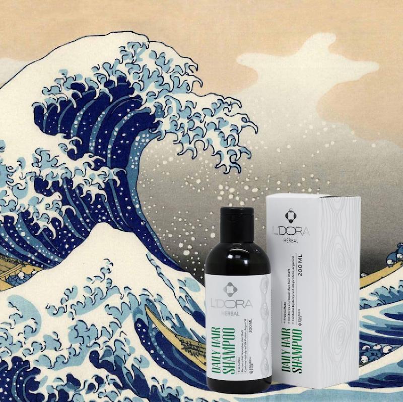 شامپو روزانه موی سر بدون سولفات لدورا هربال 200 میلی لیتر