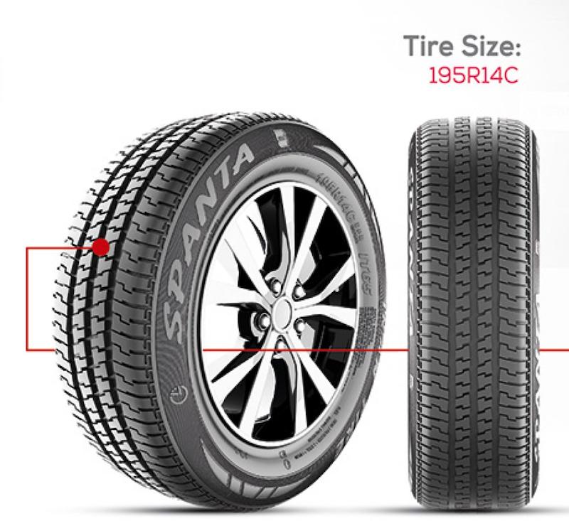 لاستیک ایران تایر سایز 195R14C طرح اسپانتا تولید 2025 (قیمت حلقه ای)