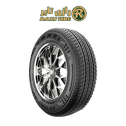 لاستیک سواری رازی سایز 185/65R15 طرح RG550 تولید 2024 