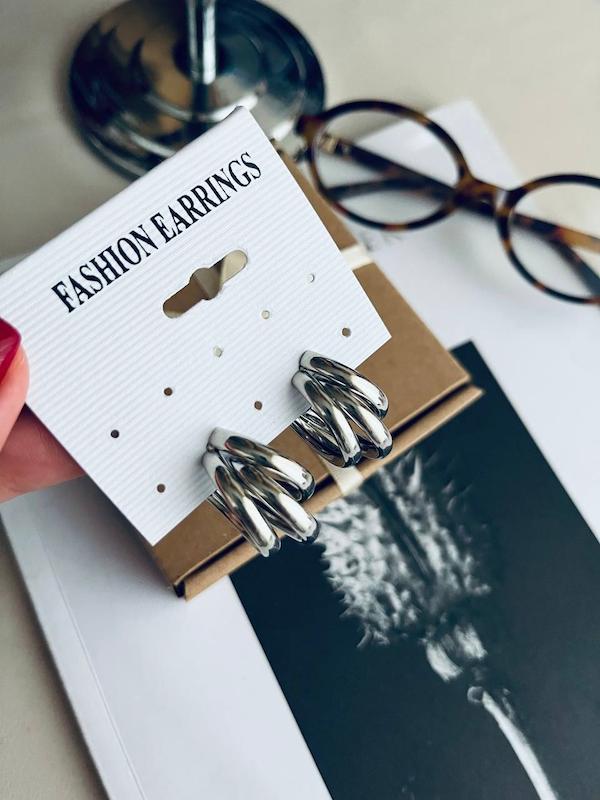 گوشوار سیلور طرح زارا