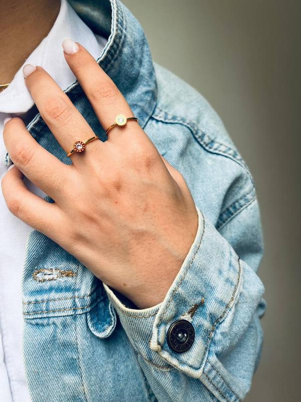 انگشتر ژوپینگ نگین دار