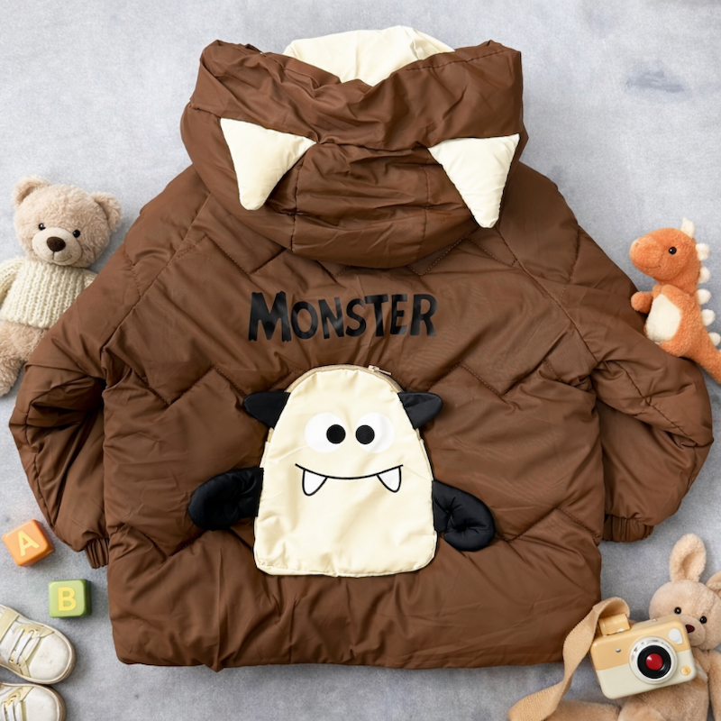 کاپشن بچگانه طرح MONSTER 
