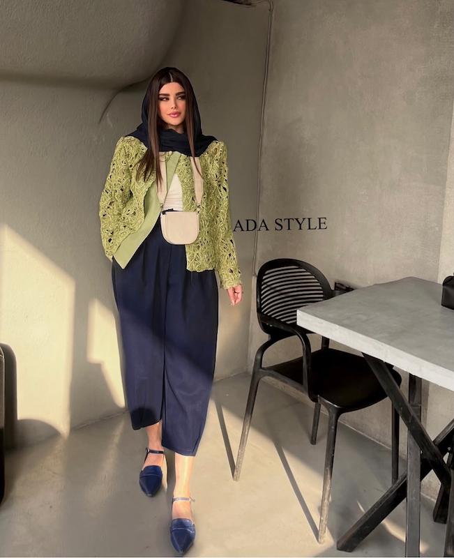 شلوار خمره ای 