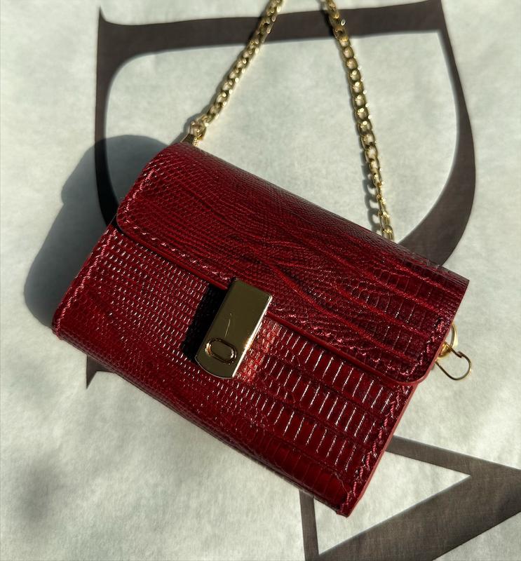 کیف چرم طبیعی مینی 