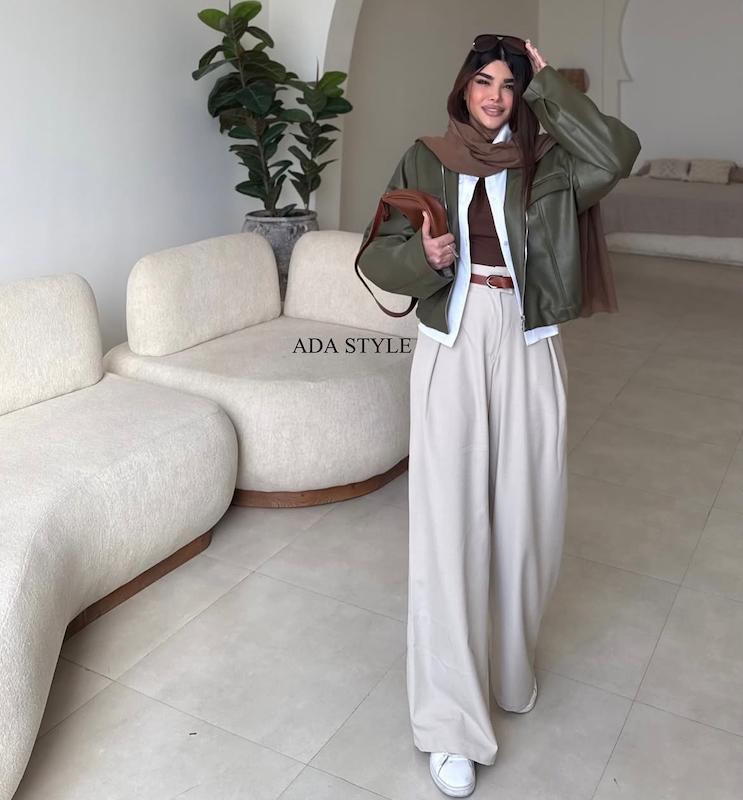 شلواربگ فاستونی کرم دیپلمات 