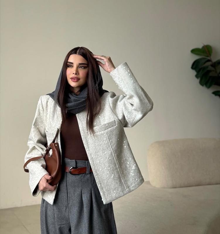 کت فوتر پولکی کرم