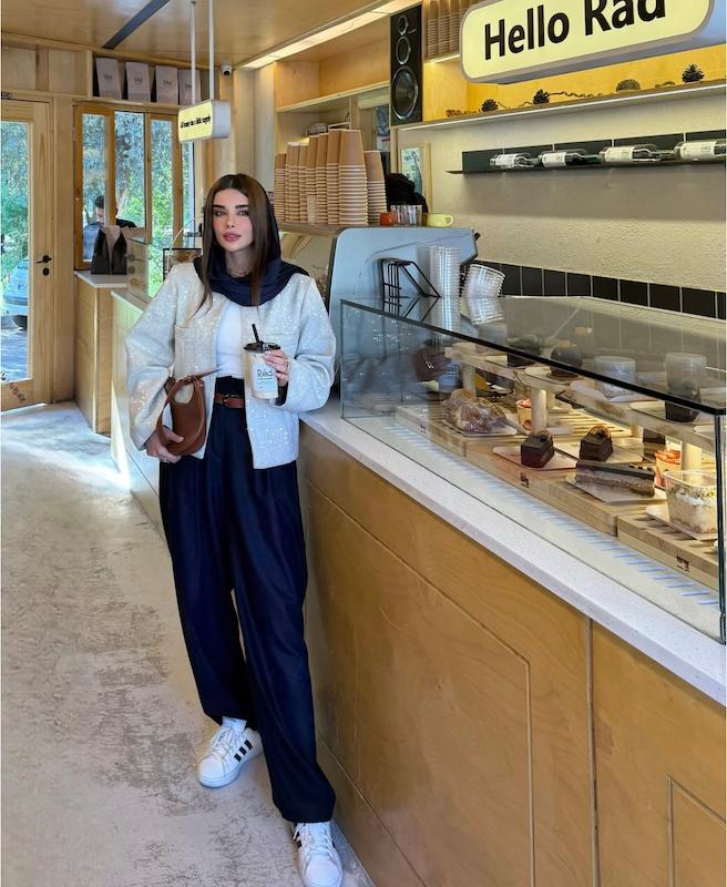 شلوار فوتر سورمه ای 