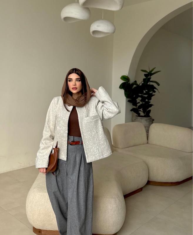 شلوار فوتر طوسی