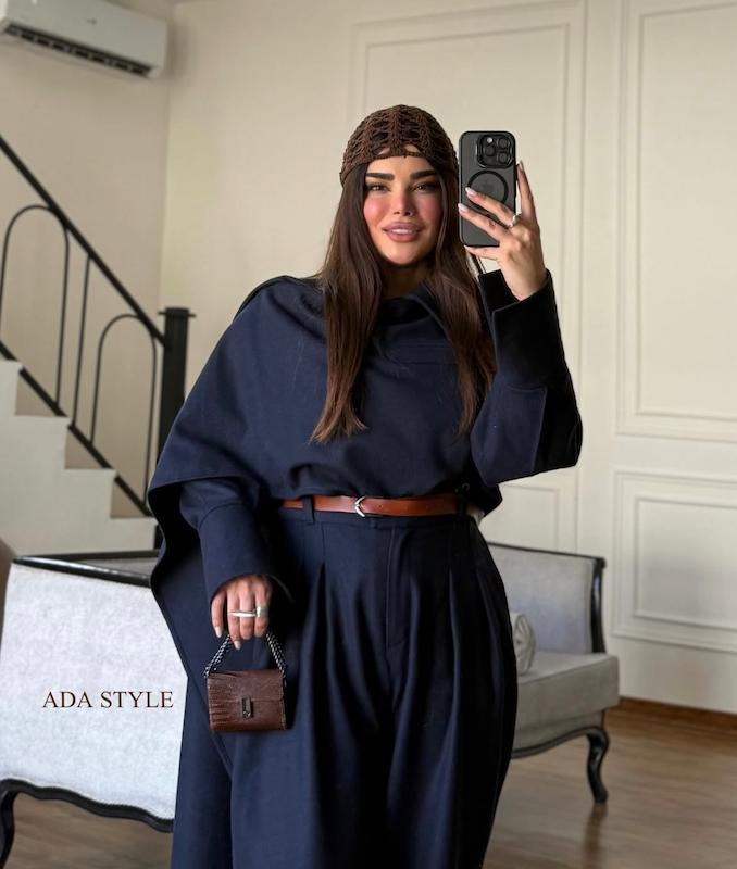 پلیور شالی فوتر سورمه ای 