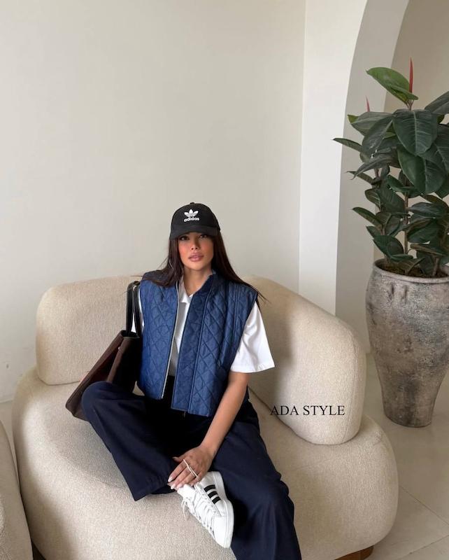 جلیقه جین پافری 