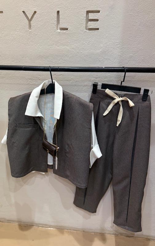 جلیقه فاستونی گردویی