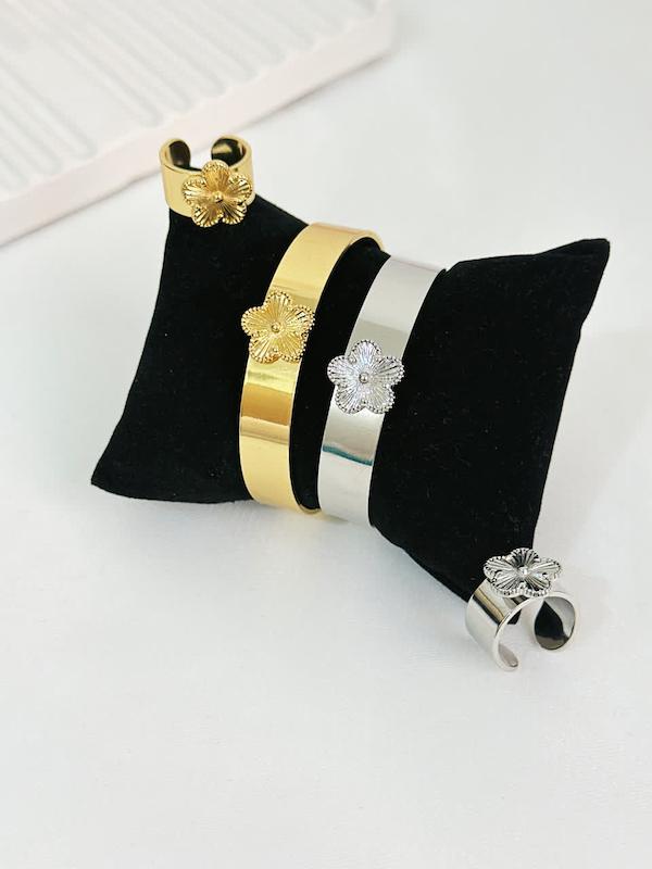 ست بنگل و انگشتر ونکلیف