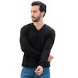 پلیور بافت اسلیم فیت یقه هفت مردانه - 03252357
