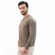 پلیور بافت اسلیم فیت یقه هفت مردانه - 03252357