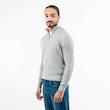 پلیور بافت رگولارفیت نیم زیپ مردانه - 03252319