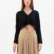 ژاکت بافت اورسایز زنانه - 03251103