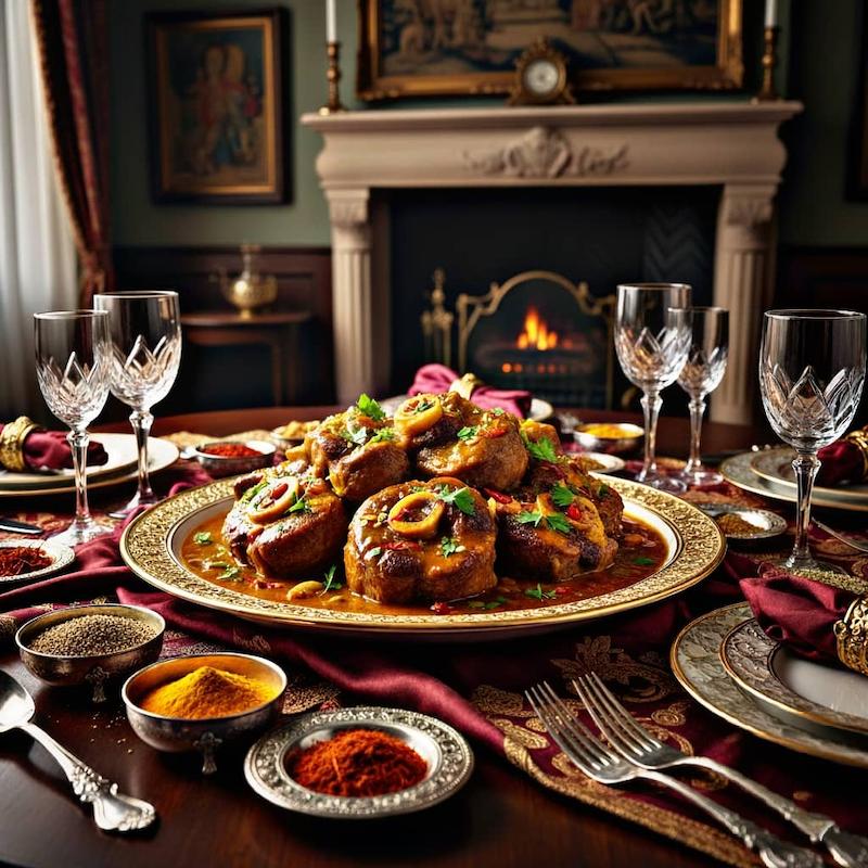 ادویه سنتی خوراک دنبالچه گوساله «ما3تا»