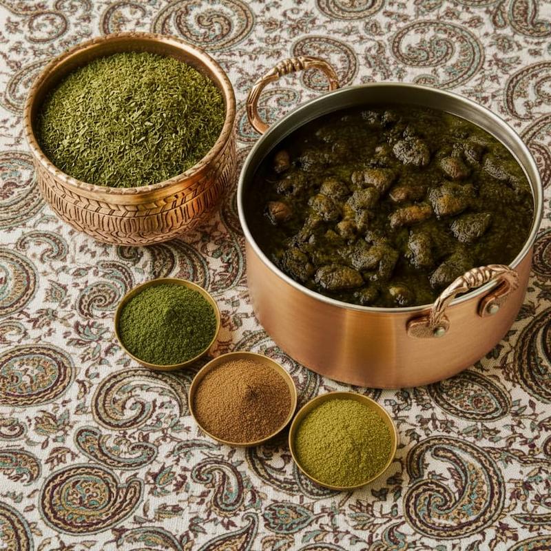 پکیج کامل قورمه سبزی «ما3تا»