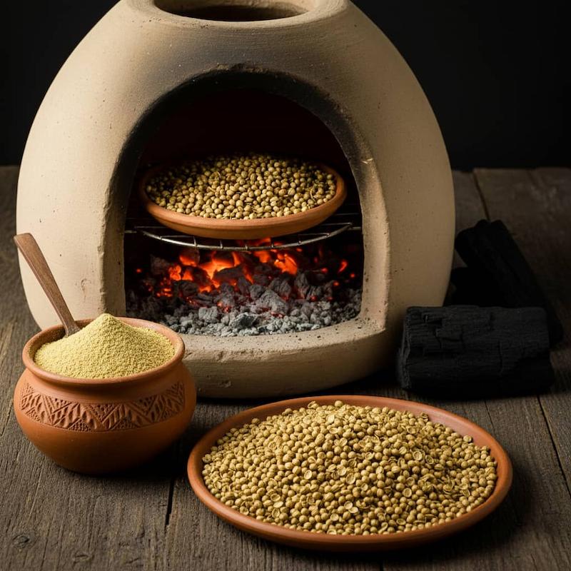 پودر تخم گشنیز زغالی «ما3تا»