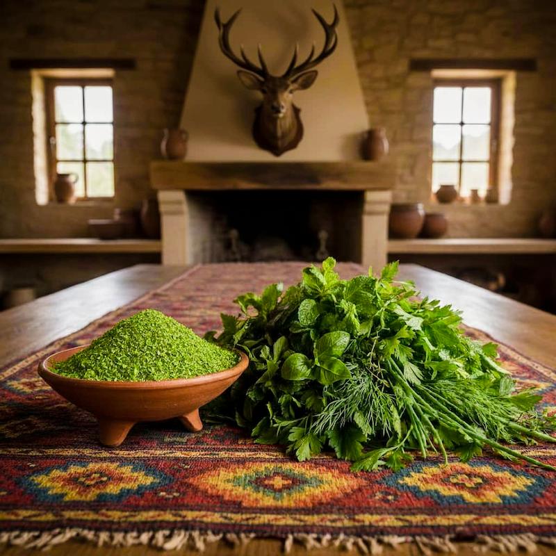 سبزیجات خوشبو اربع کله «رامسر»