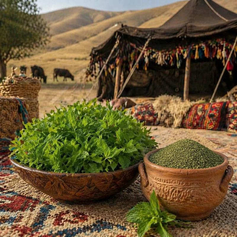سبزی کوهی بیله بو قشقایی «ما3تا»