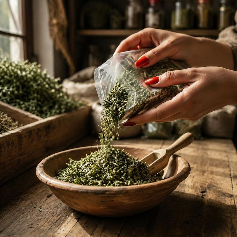 سبزی معطر «محلی سورمق»